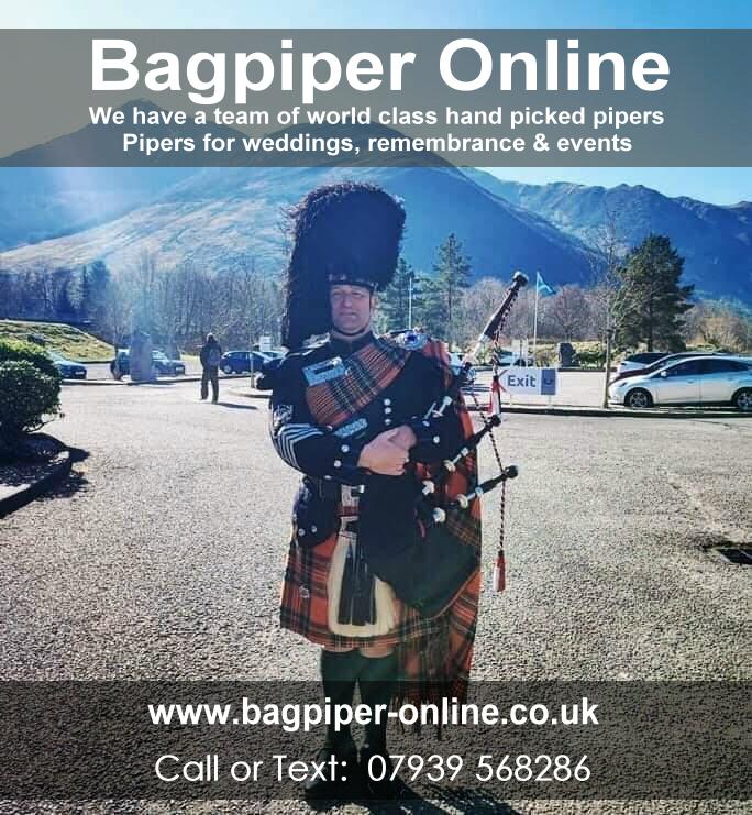 Bagpiper Online - Scotland's leading provider of professional pipers